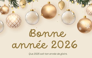 Bonne Année 2026 à tous
