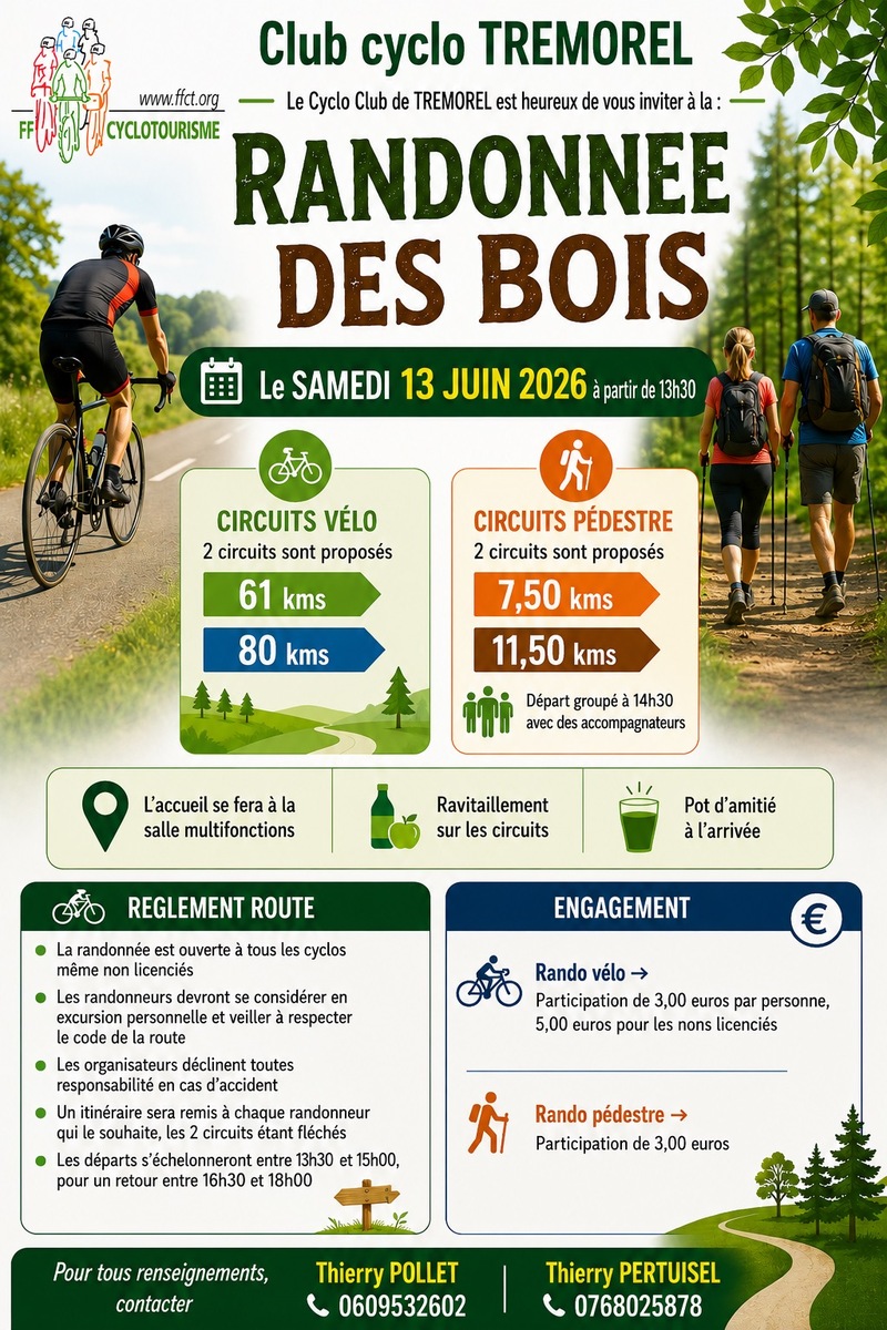 Randonnée des Bois Trémorel
