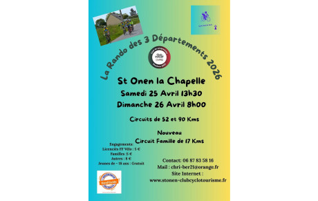 La Rando des 3 Départements 2026